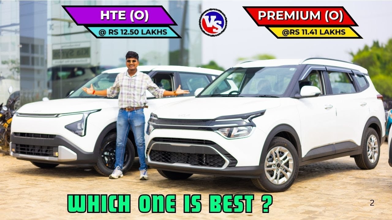 New Kia Carens Premium(O) vs Clavis HTE(O) 🔥 comparison ✅👌❤️