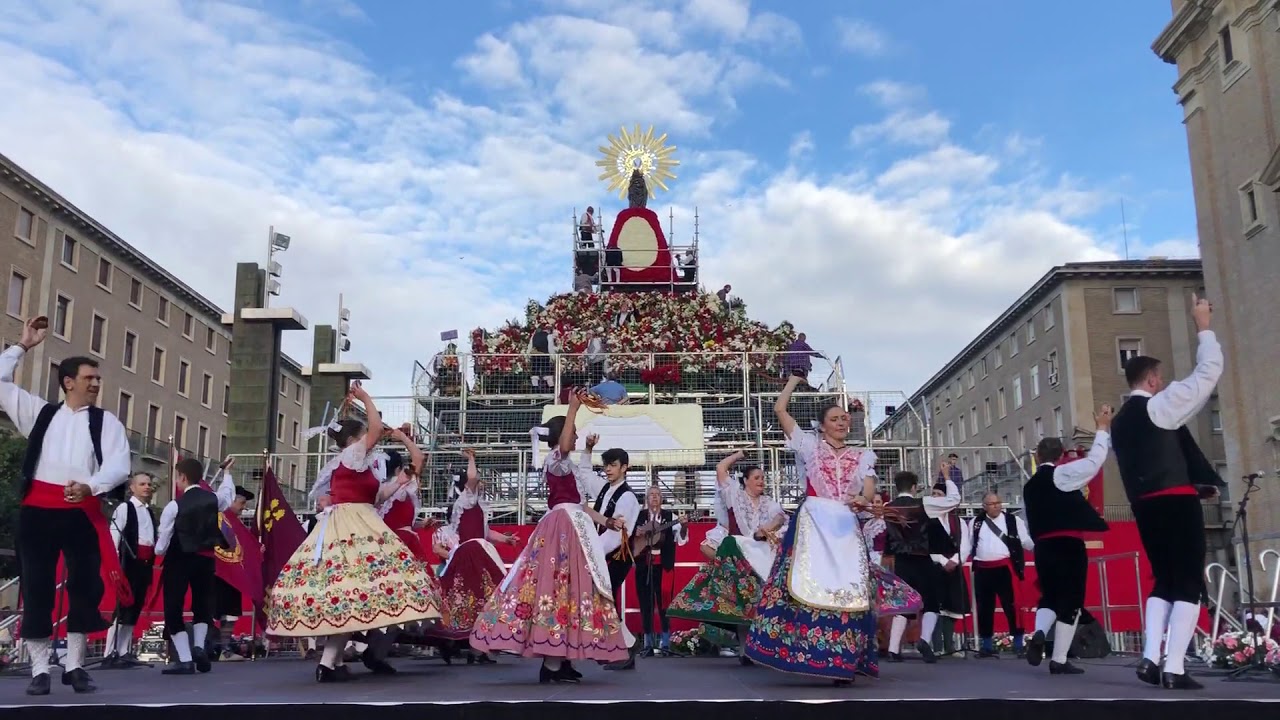 Coros y Danzas Virgen de las Huertas. Fiestas del Pilar 2018.