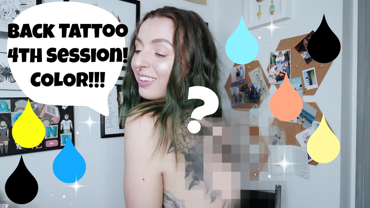Fourth Back Tattoo Session! Color!! Tattoo Talk Tuesday