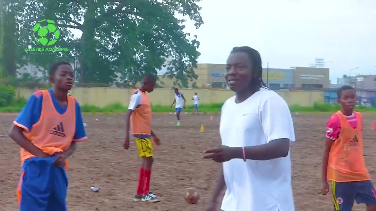FOOTBALL-RDCONGO, Atletiks Académie, Séance de Travail U13