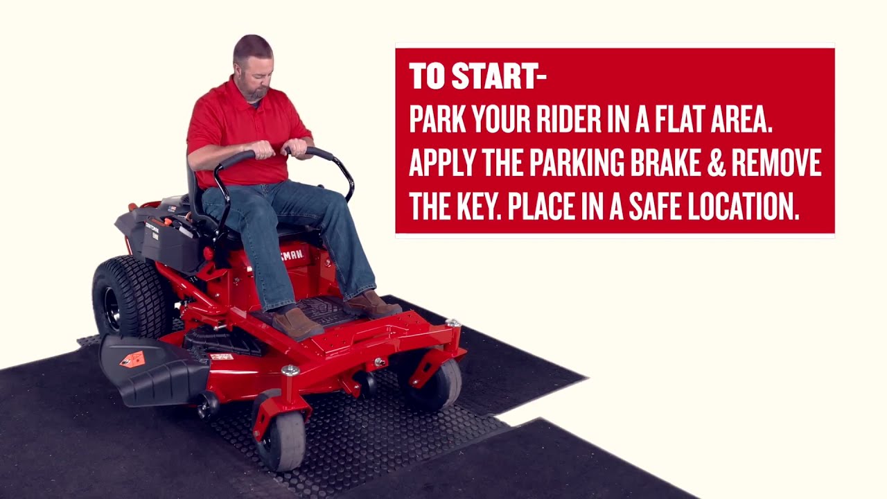 CRAFTSMAN Zero-Turn Mower - How To Change The Blades