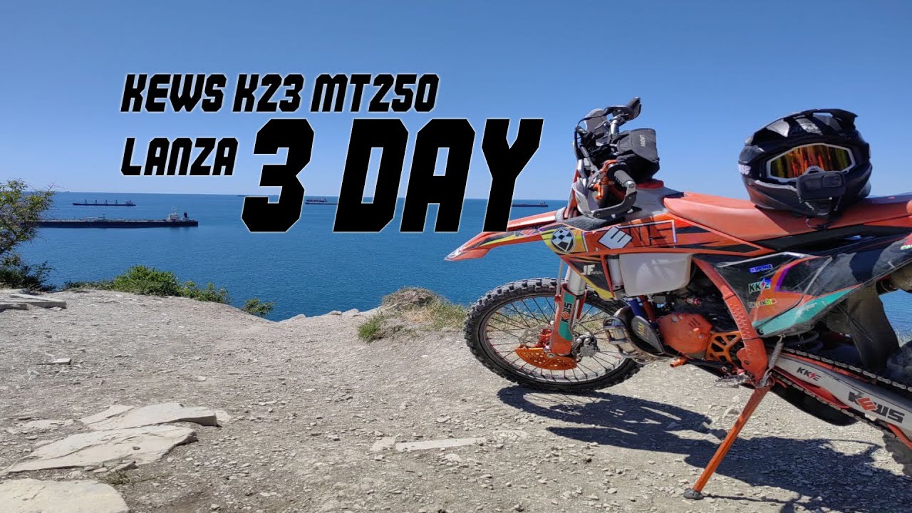 KEWS K23 250 2T Lanza -  1,5 bar в заднем баллоне до монастырских скал!!! 3 день в Геленджике