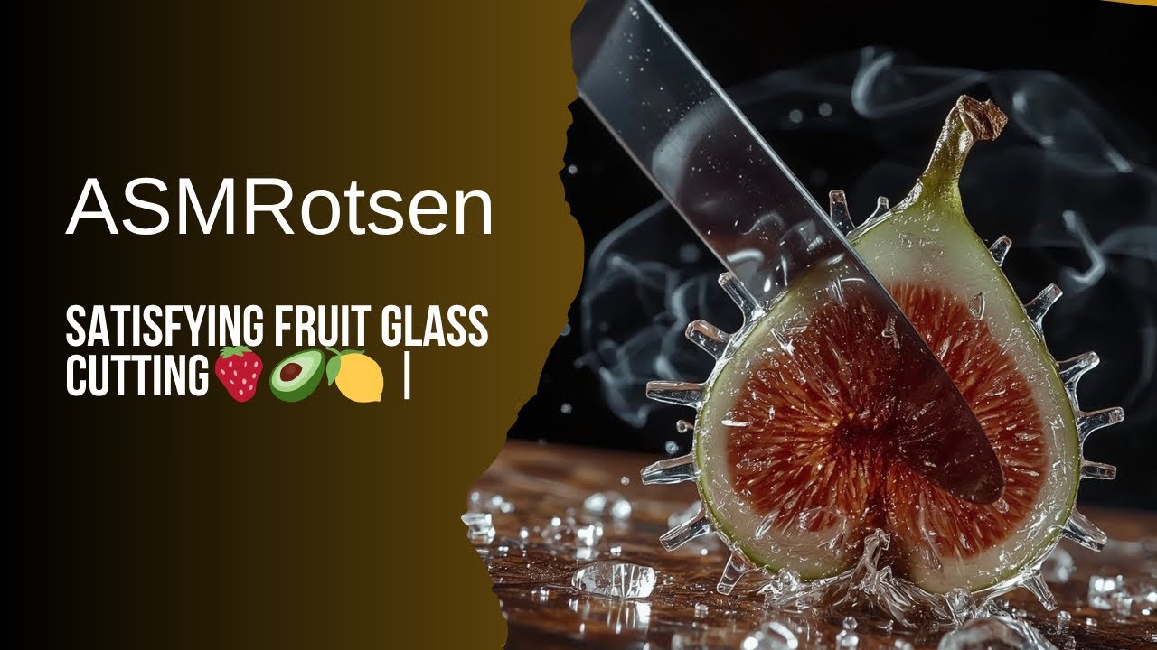 Ultimate Frozen Glass Fruit Cutting Compilation 🍓🥑🍋 | Crystal ASMR Slices