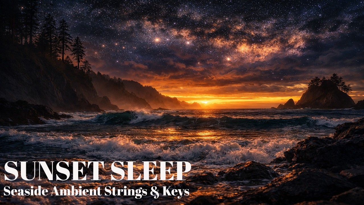 Shoreline Sleep Mix - The Celestial Coast - Ambient Sleep Piano & Strings