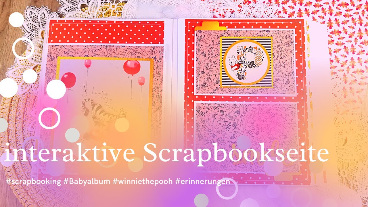 interaktive Scrapbookseite Teil 2 #babies #memorychallenge #keepingmemories