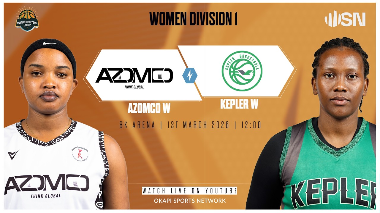 AZOMCO W VS KEPLER W | Rwanda Women's Division One Basketball Full Game Highlights - 1st March