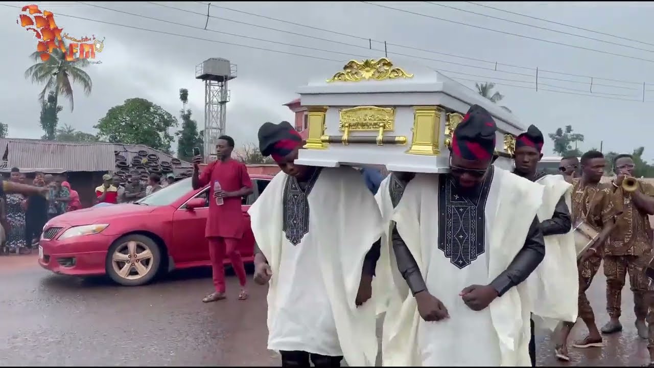 DEPUTY GOVERNOR ARRIVED WITH ACTRESS ADA AMEH'S BURIAL IN BENUE STATE