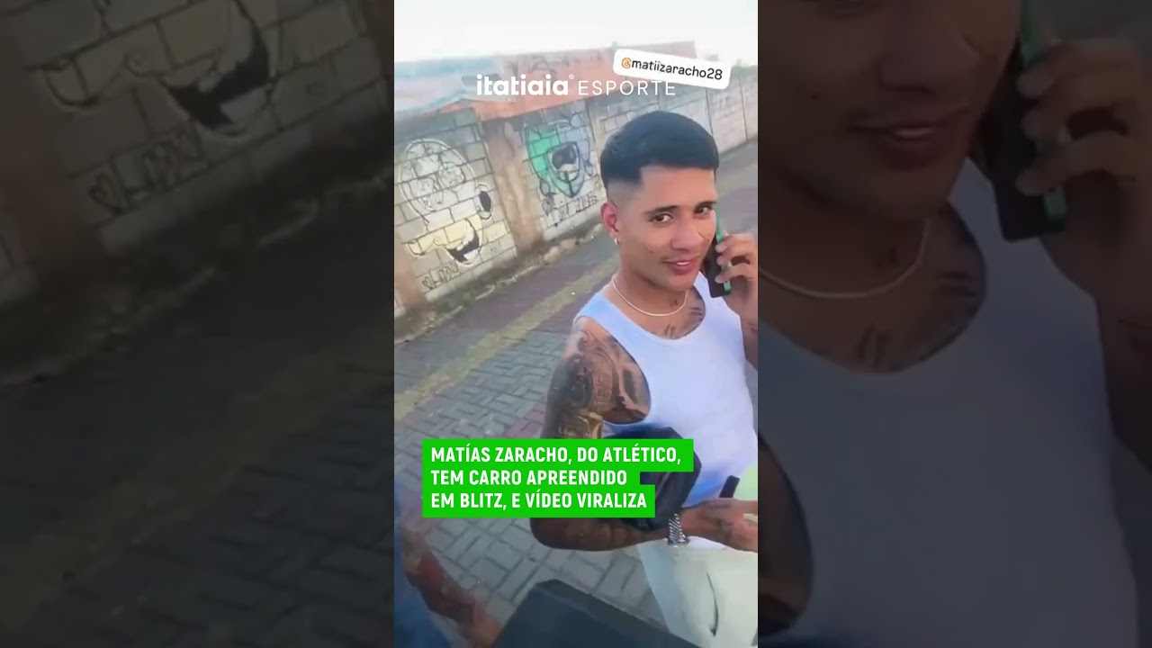 MEIA ZARACHO DO ATL&Eacute;TICO, TEM CARRO APREENDIDO E VIDEO VIRALIZA