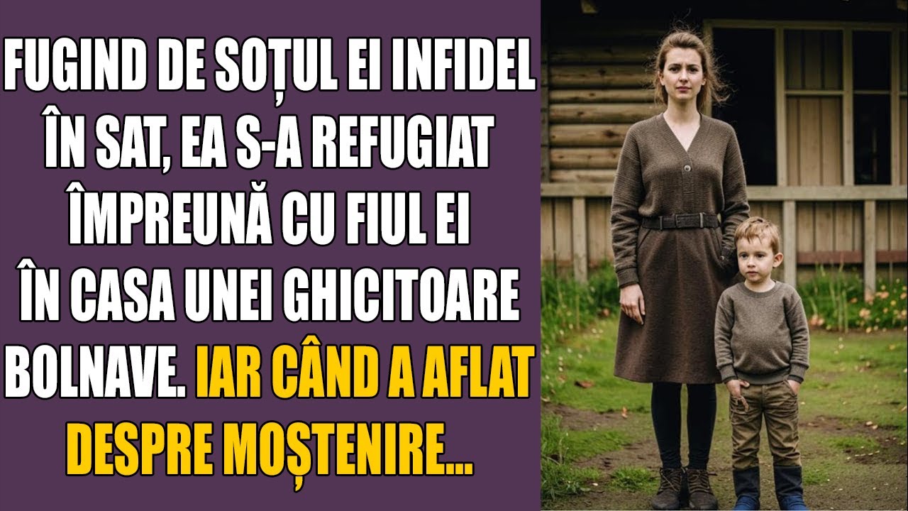 Fugind de soțul ei infidel în sat, ea s-a refugiat împreună cu fiul ei în casa unei ghicitoare bolna