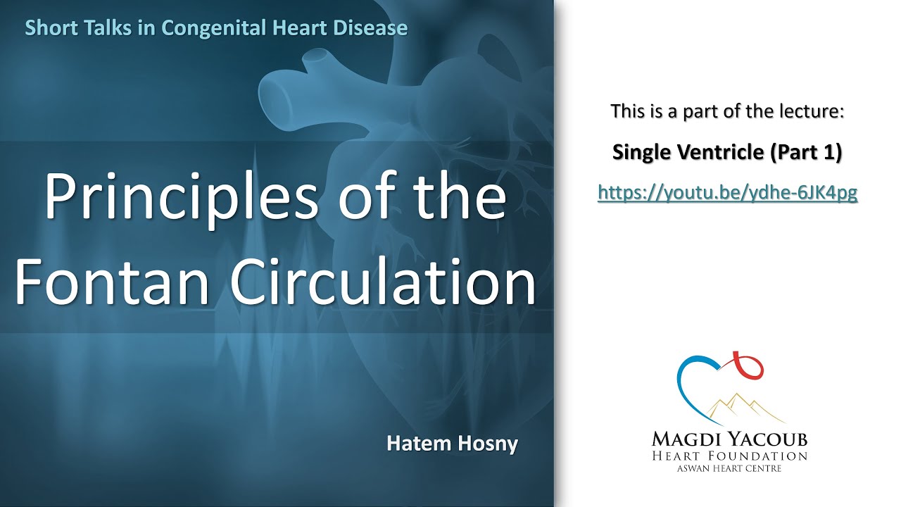 Principles of the Fontan Circulation - Hatem Hosny