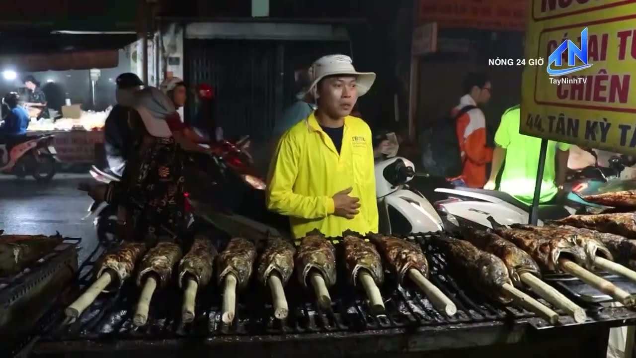 TP.HCM: Phố cá lóc nướng đỏ lửa xuyên đêm ngày Thần Tài | TayNinhTV
