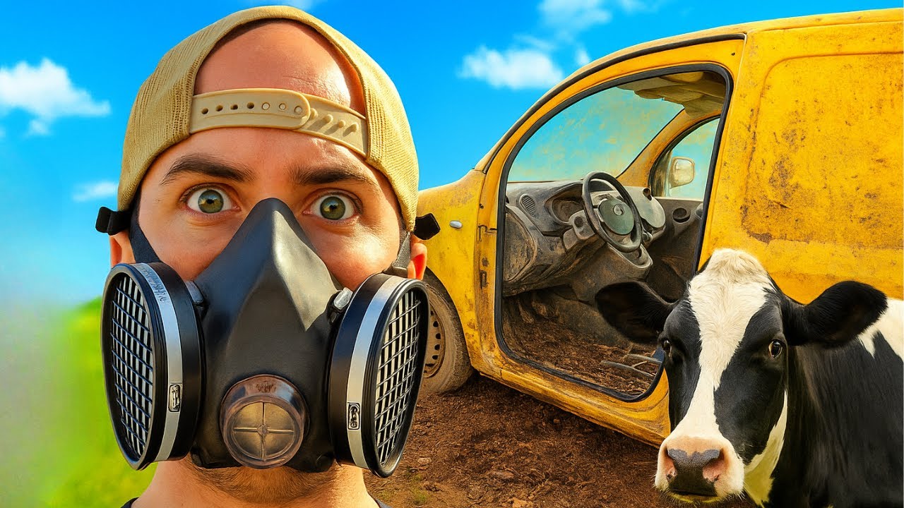 Nettoyage d'un véhicule de ferme 🚜