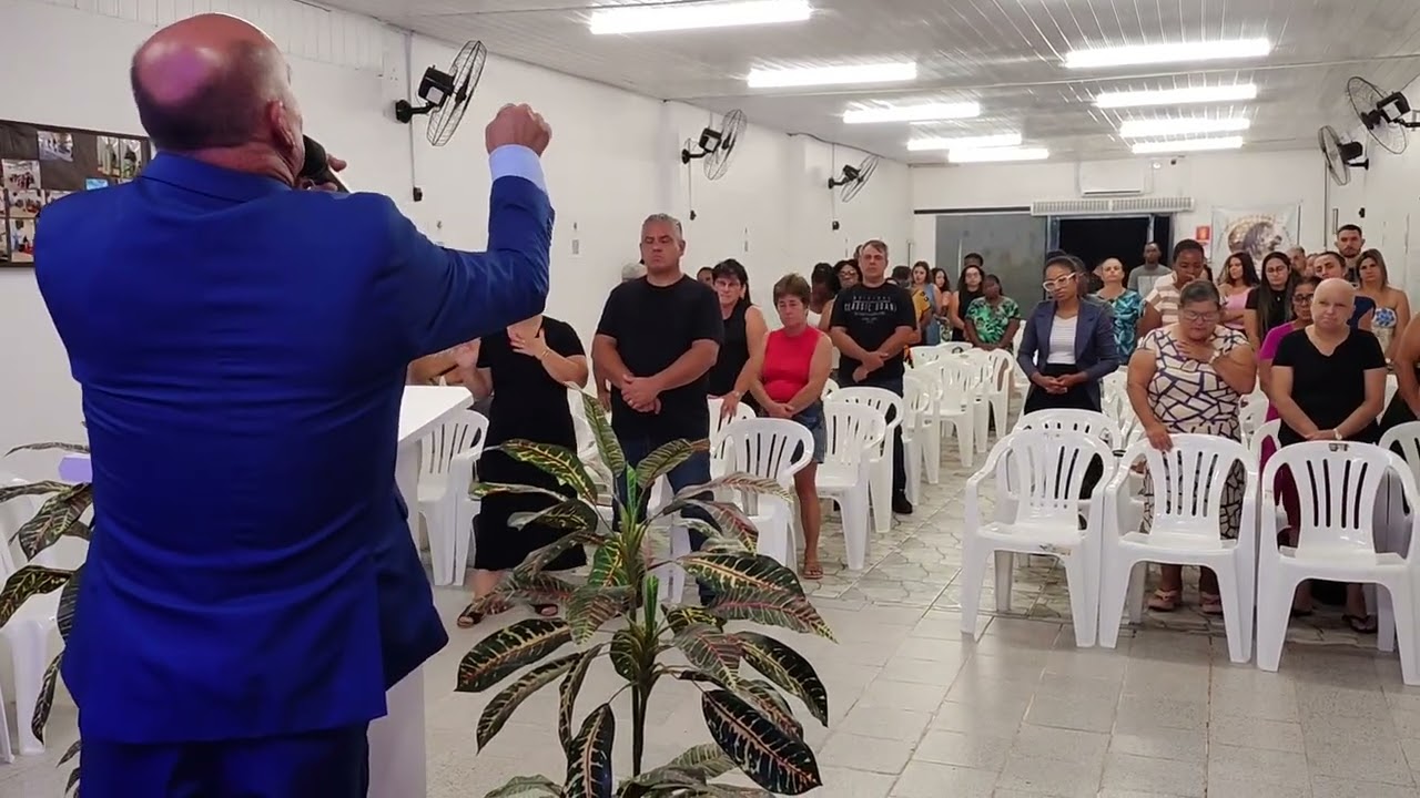 Culto abençoado em Santo Antônio da patrulha com Evangelista Valdir Roxo.