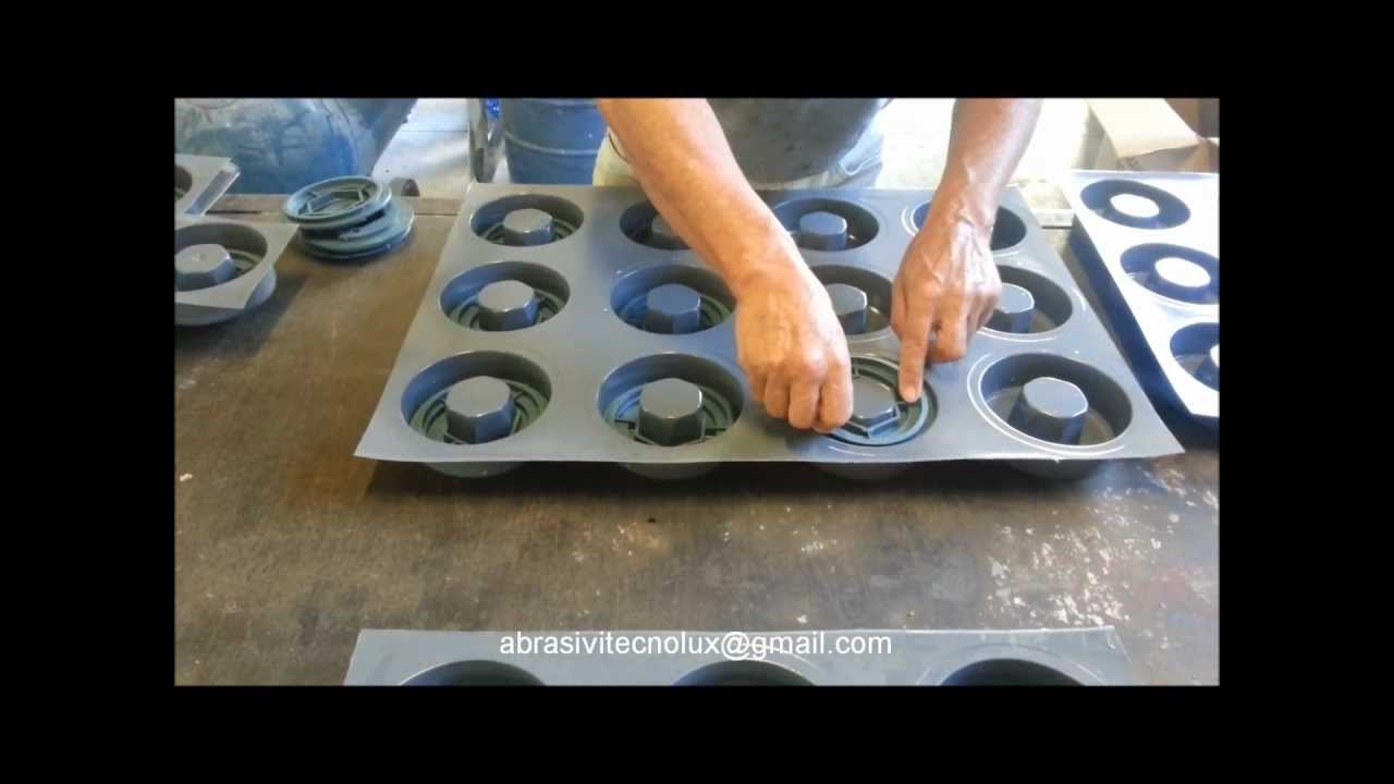 AbrasiviTecnolux - abrasivi per marmo e granito: esempio di piccolo impasto per mole resinoidi