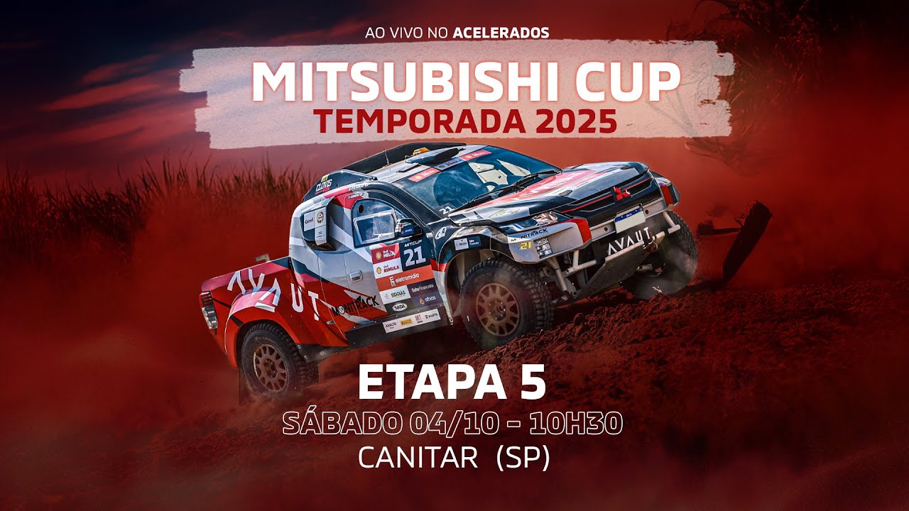 MITSUBISHI CUP 2025 AO VIVO - Etapa 5 -  Canitar (SP) - Sábado (04/10)