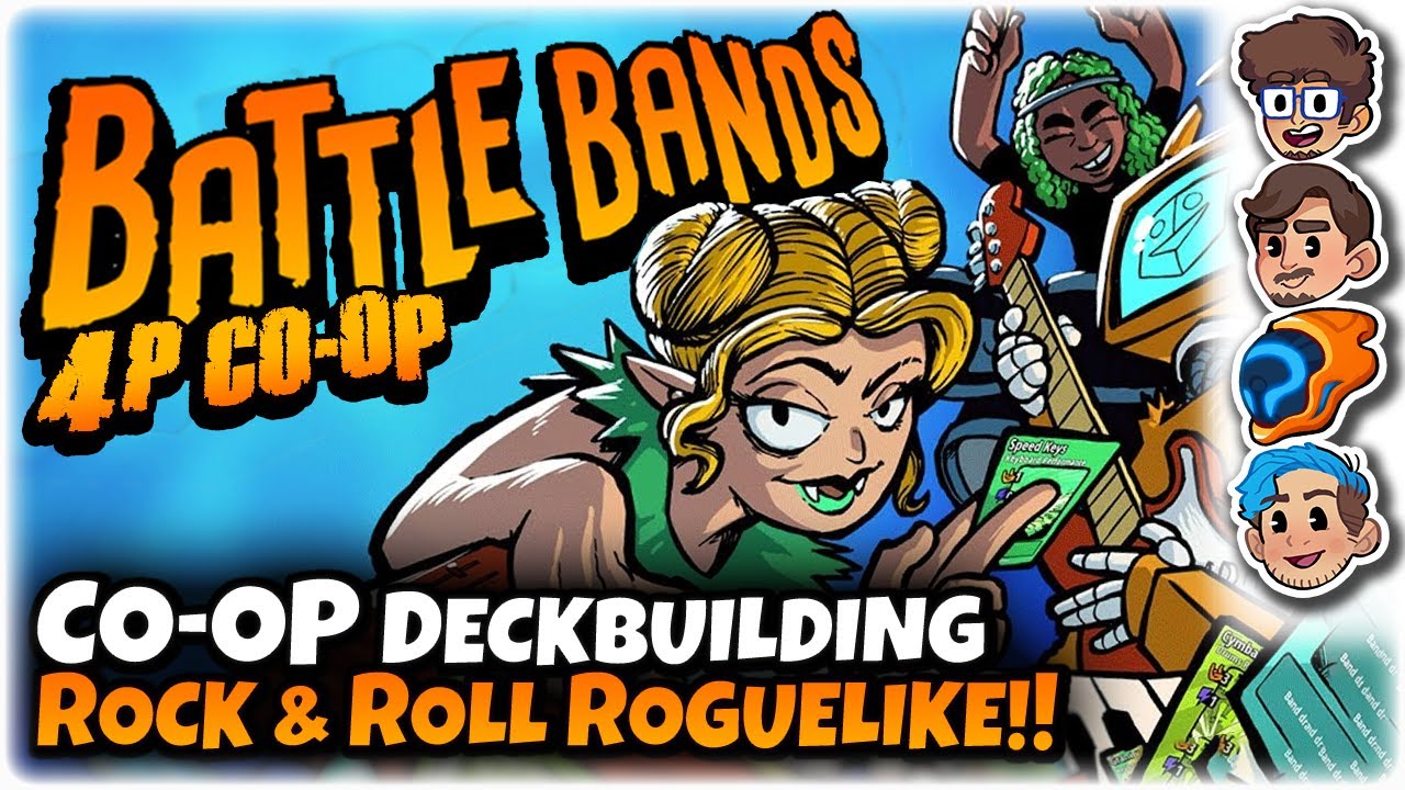 CO-OP DECKBUILDING ROCK & ROLL ROGUELIKE!! | Battle Bands: 4 Player Co-Op | ft. The Wholesomeverse