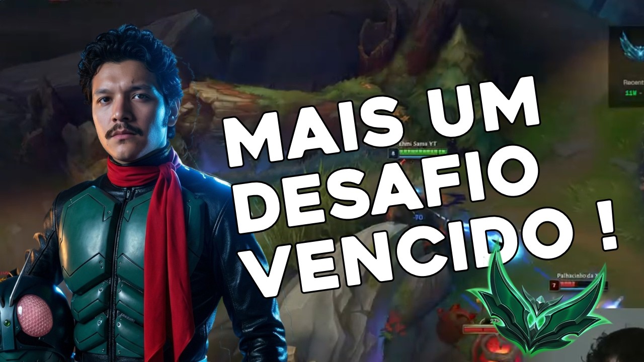 League of Legends Ranked SoloQ: A Partida do Esmeralda foi 100%