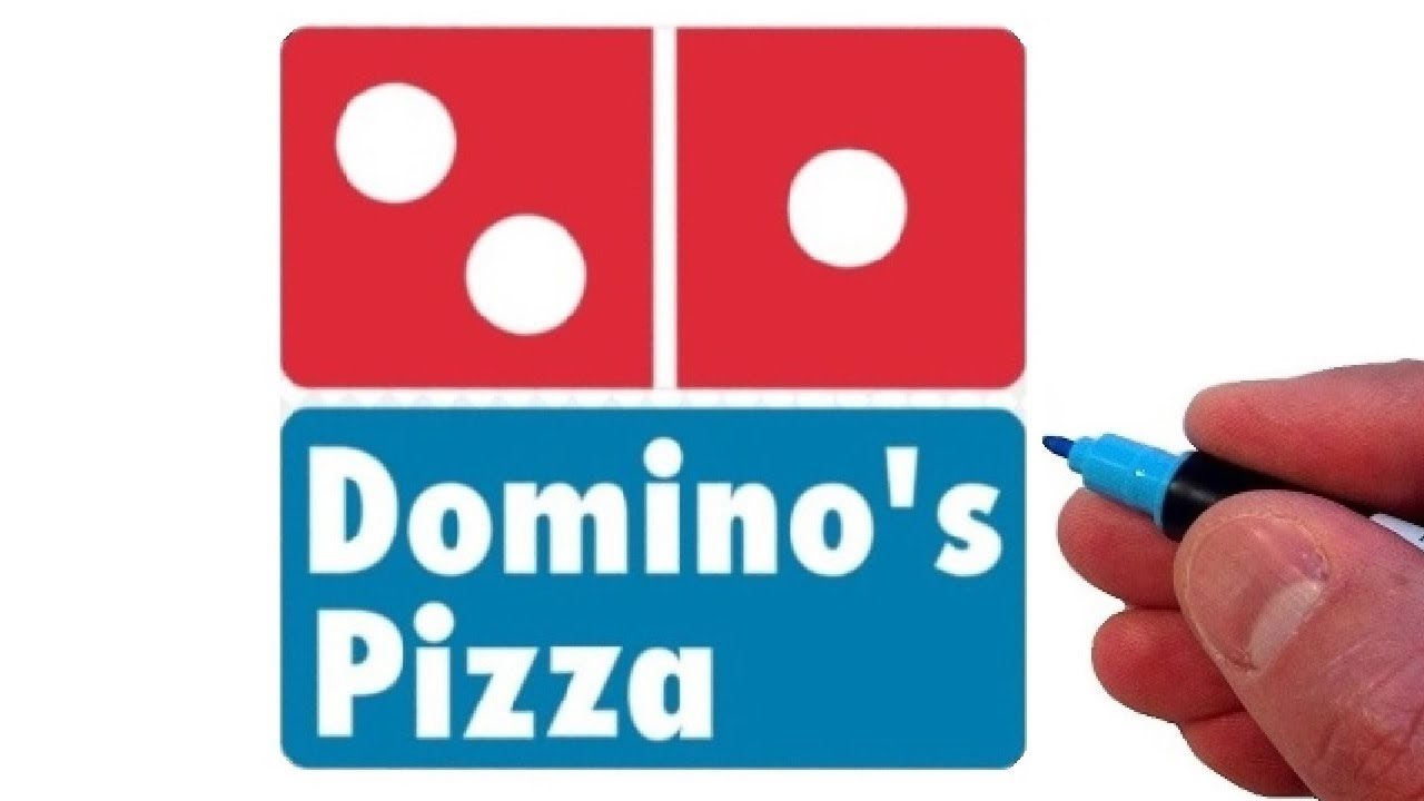 How to Draw the Domino's Pizza Logo