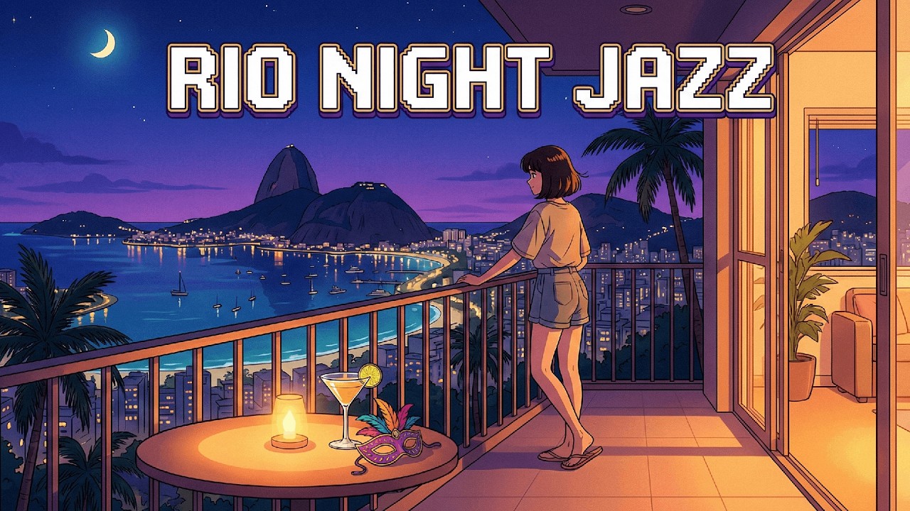 Rio Night Jazz 🌴 Bossa Nova Lofi to Relax & Escape [Tropical Vibe]