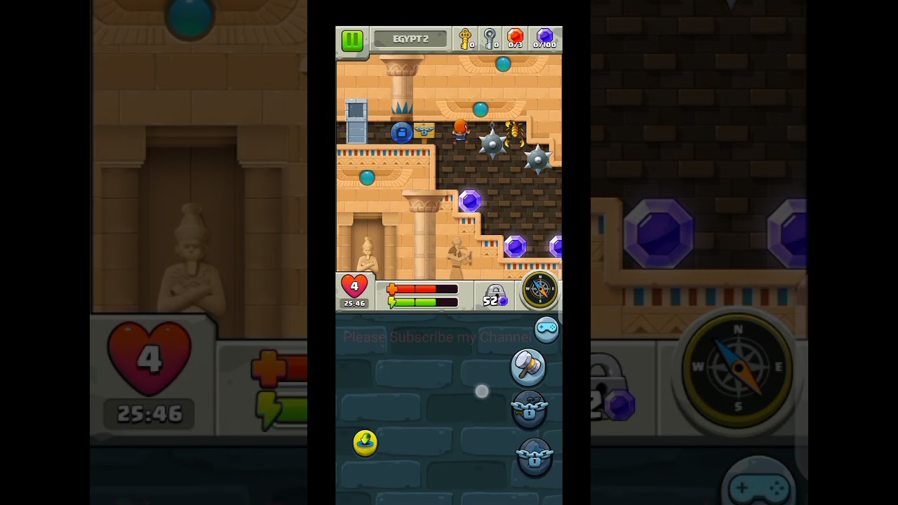 Egypt 2 Secret Stage 3.1 full gameplay Diamond Quest 2 Lost Temple