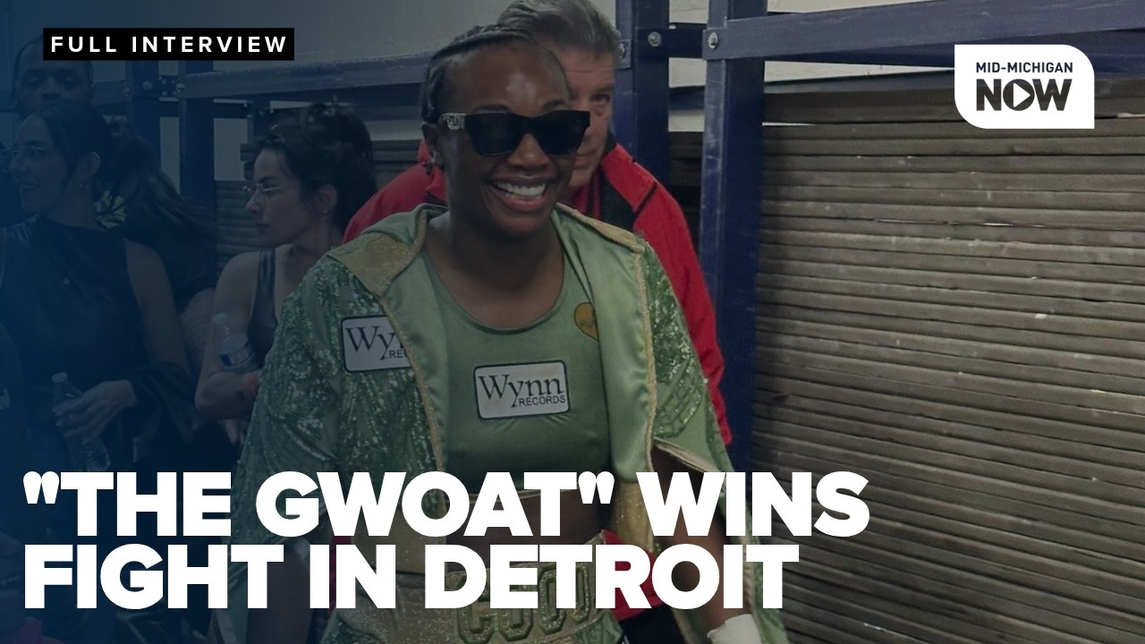 Claressa Shields and Franchon Crews-Dezurn post-fight interview after the GWOAT's victory in Detroit