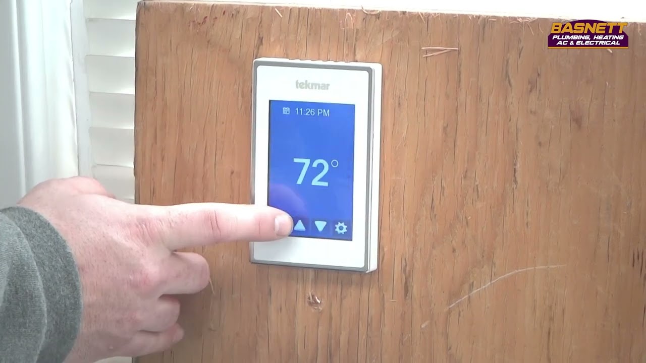 Getting To Know Your Tekmar Thermostat: Changing To Emergency Heat