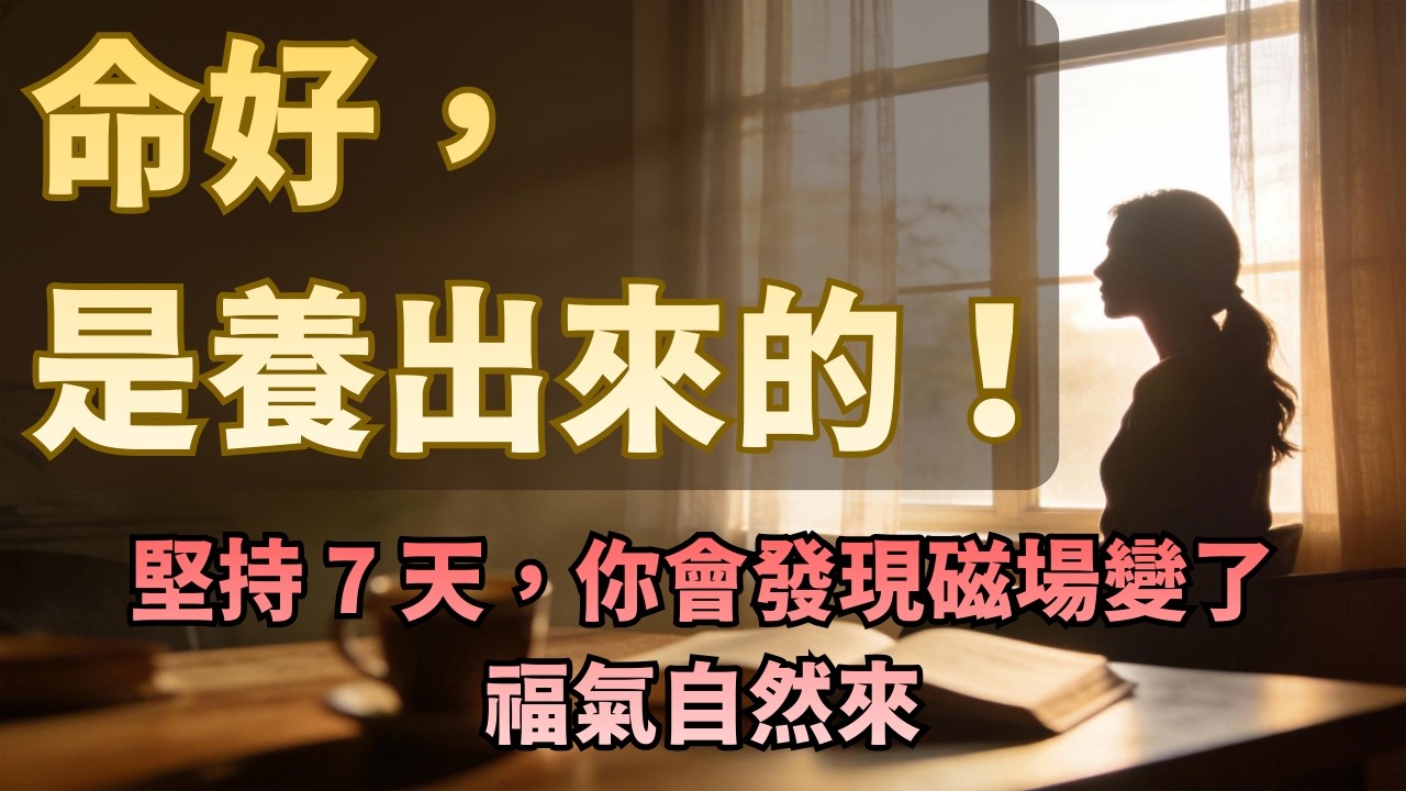 為什麼有些人越活越有福氣？不是因為命好，而是活得「通透」
