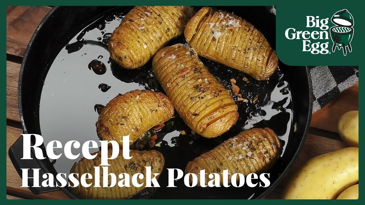 HASSELBACK AARDAPPELS met kruidenolie. Verrassend bijgerecht!
