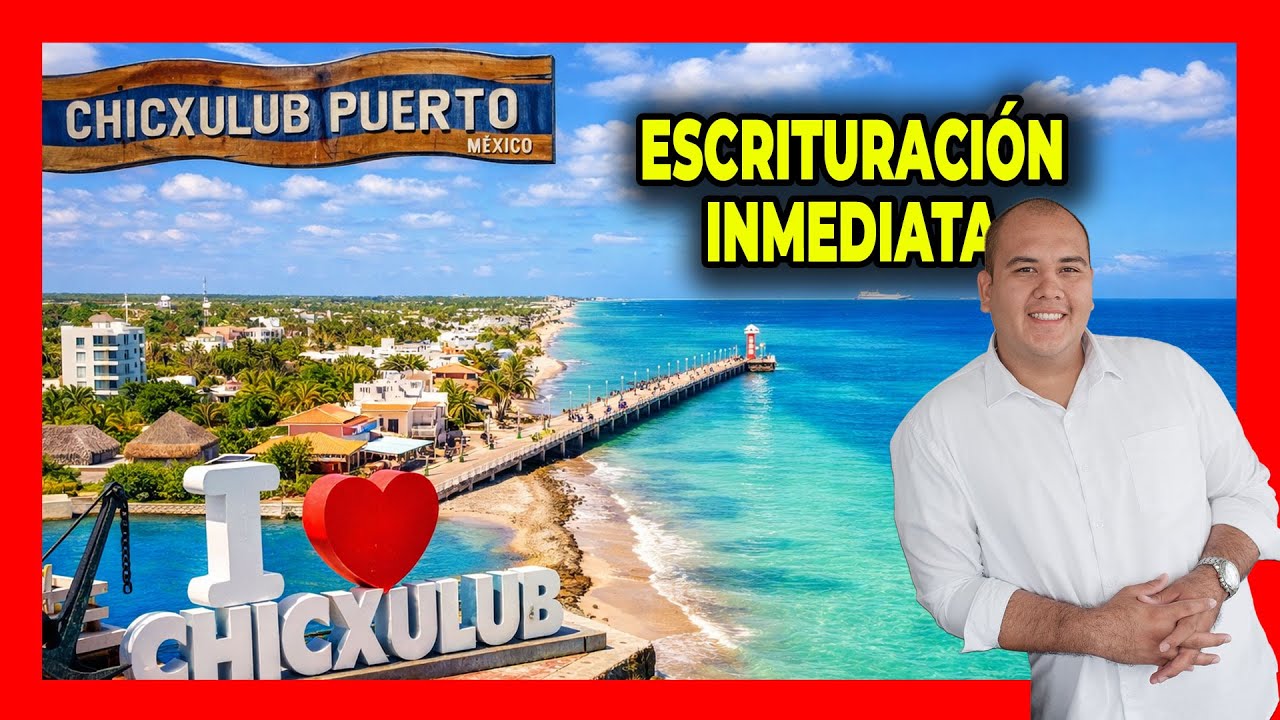 TERRENOS EN LA PLAYA BARATOS, CHICXULUB PUERTO, PROGRESO YUCATÁN