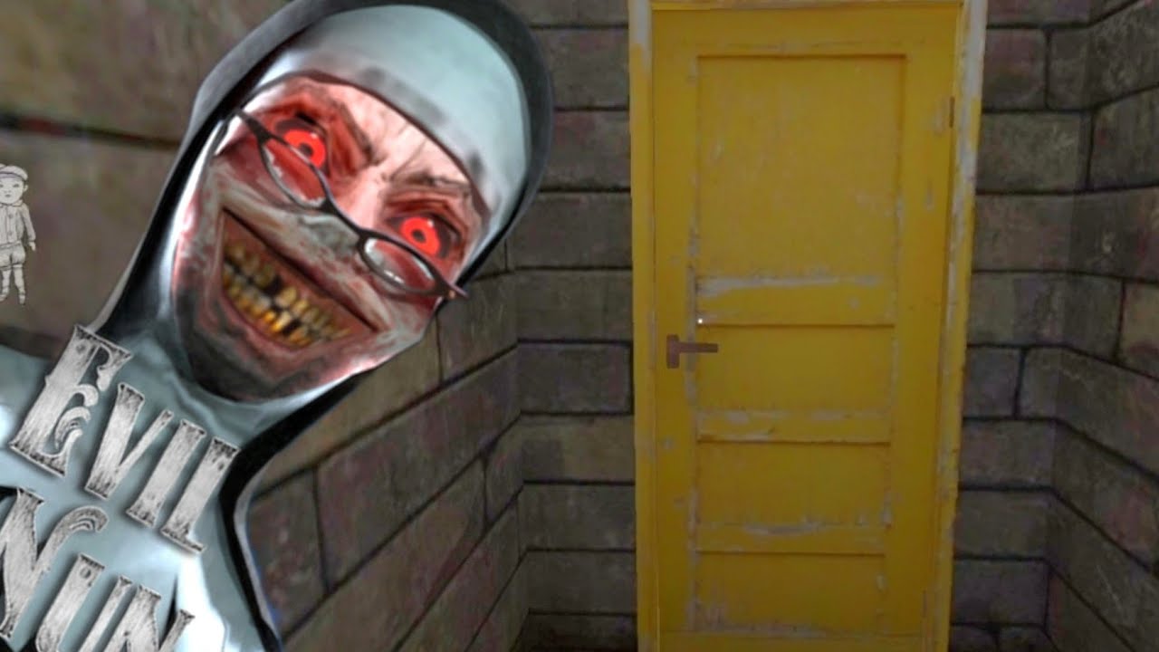 КАК ПОПАСТЬ К ЖЁЛТОЙ ДВЕРИ В ИГРЕ Evil Nun