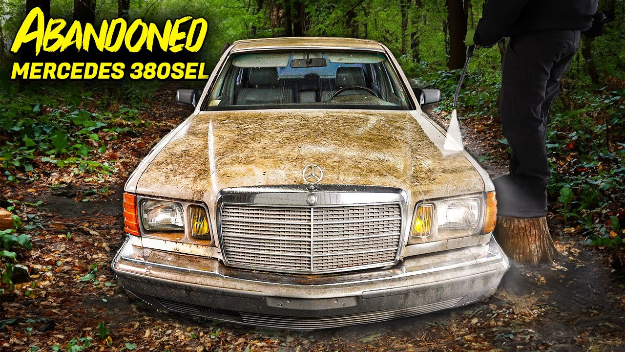 If We Can Clean This ABANDONED Mercedes 380SEL, We Keep It For FREE!