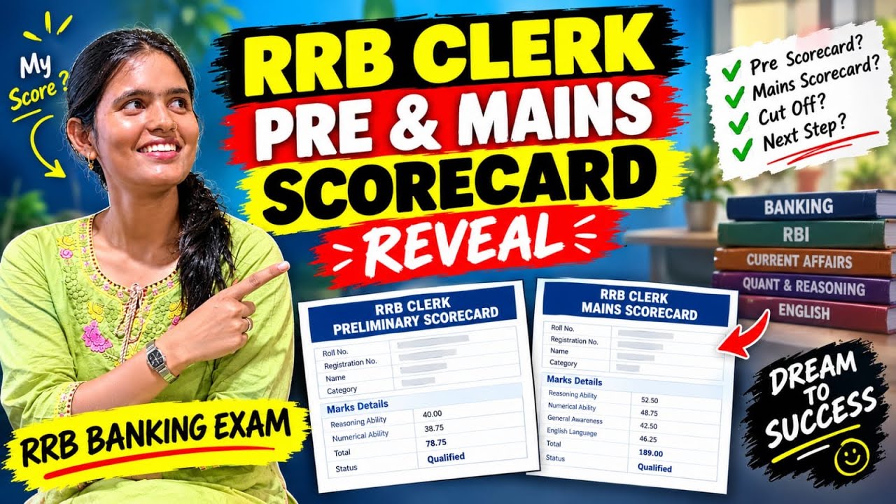 My RRB Clerk Scorecard 😭 | The Result I&rsquo;ll Never Forget ❤️