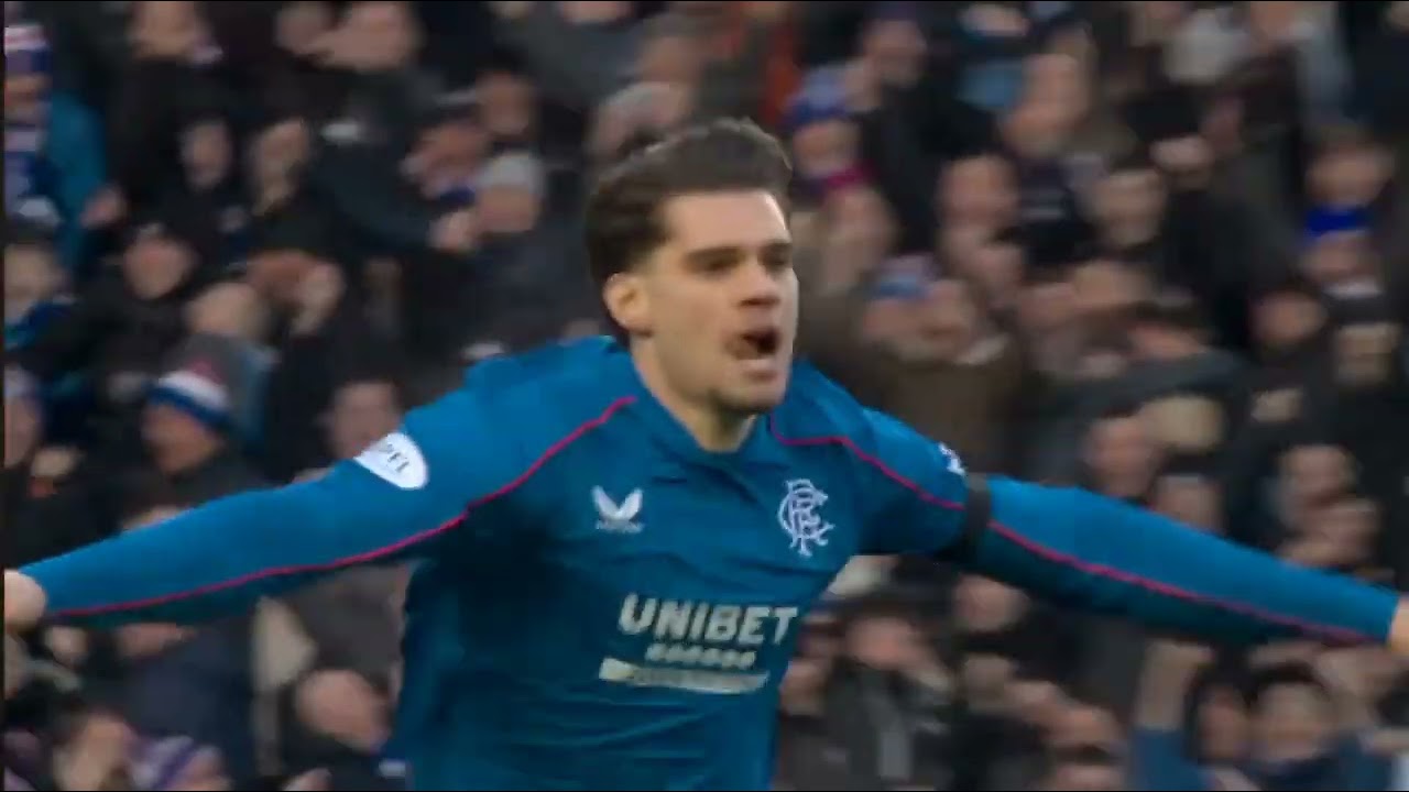 Ianis Hagi Goal for 1-0 | Rangers vs Celtic | 3 - 0 | 2nd January 2025 | Scottish Premiership