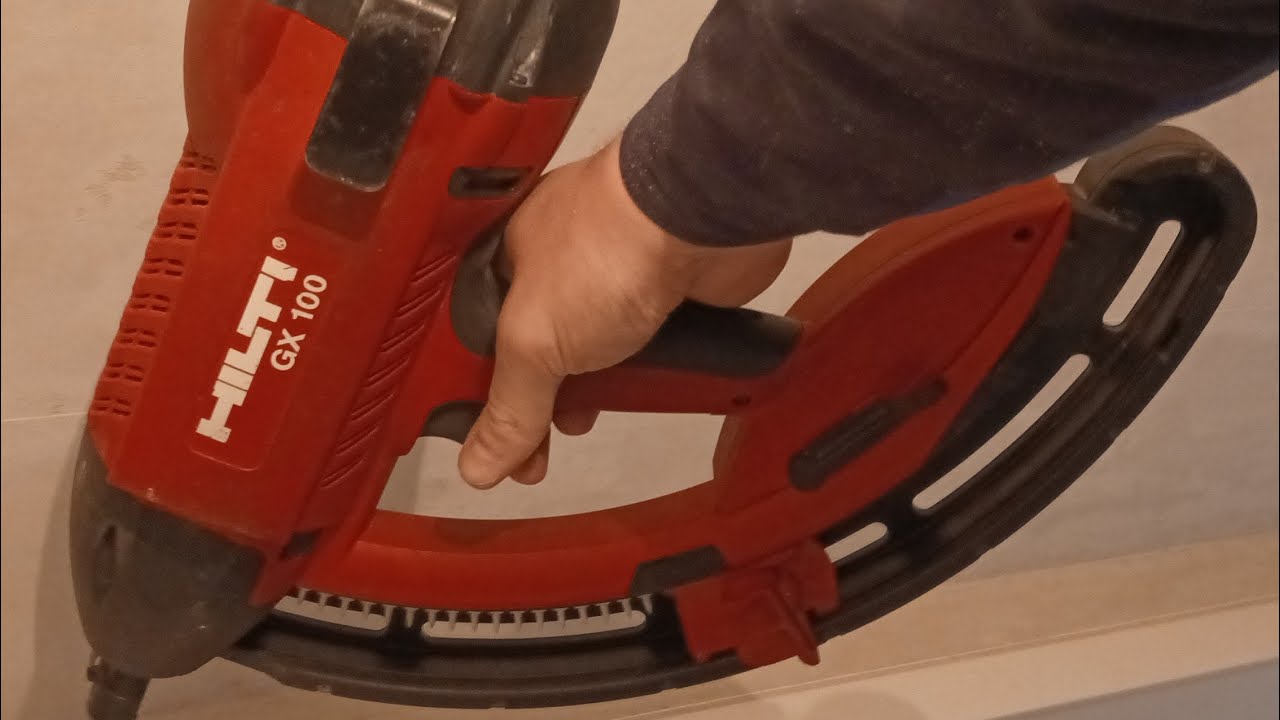Газовый монтажный пистолет Hilti GX 100 - что это и с чем его едят.