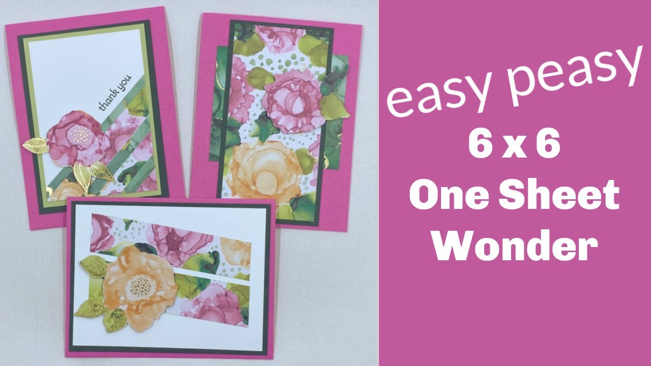Easiest 6 x 6 One Sheet Wonder Ever! Make These Over & Over Again!