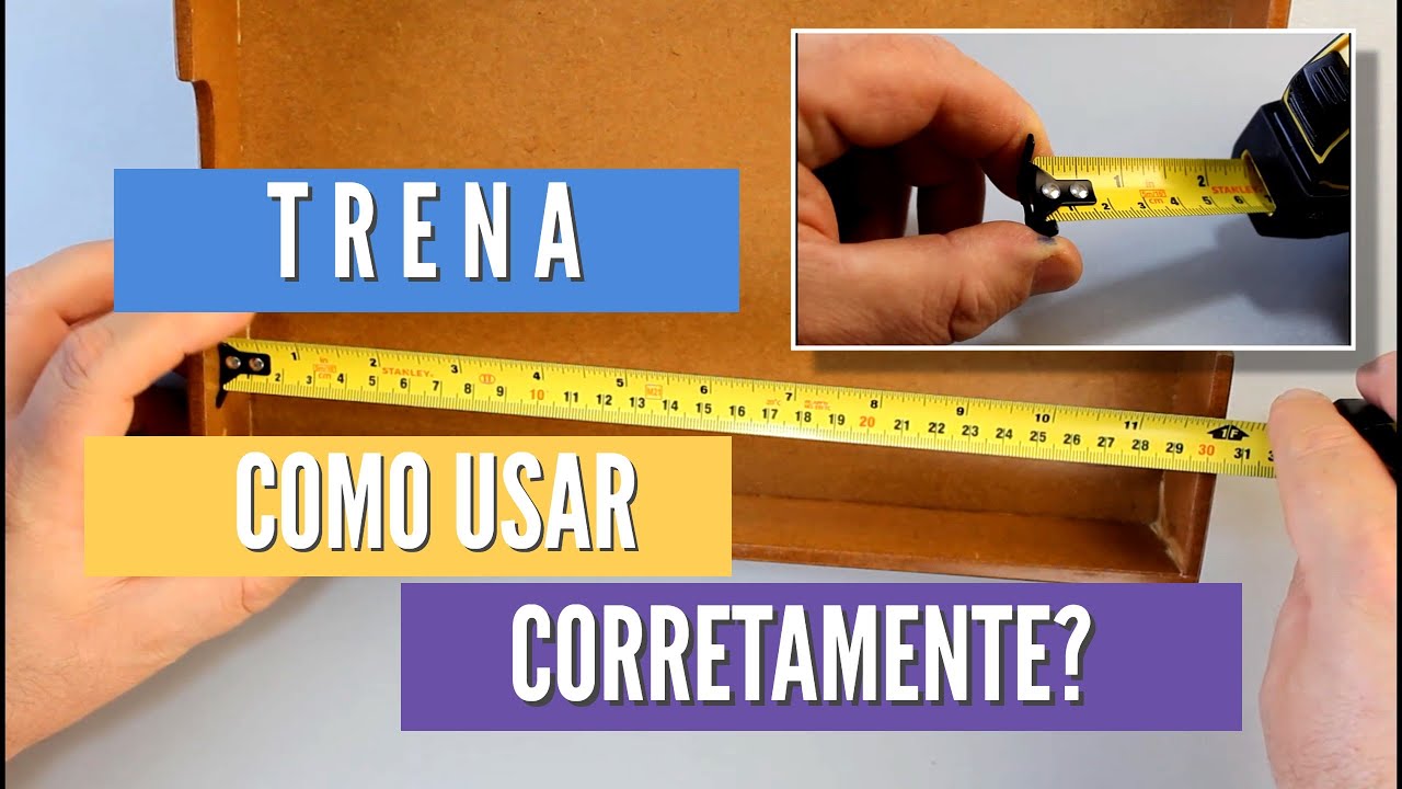 O que é uma trena e como usar corretamente? O que significa estes números e letras na fita?