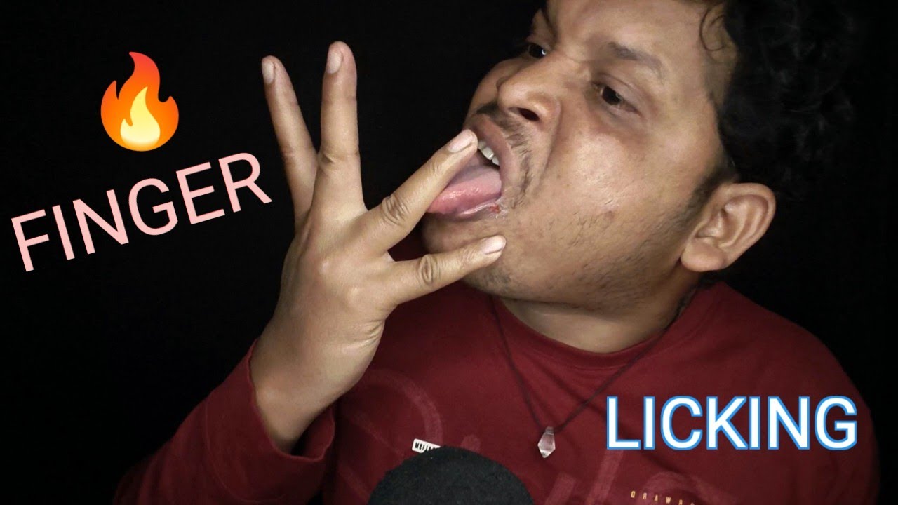 ASMR FAST FINGER LICKING ( Mouth Sounds)