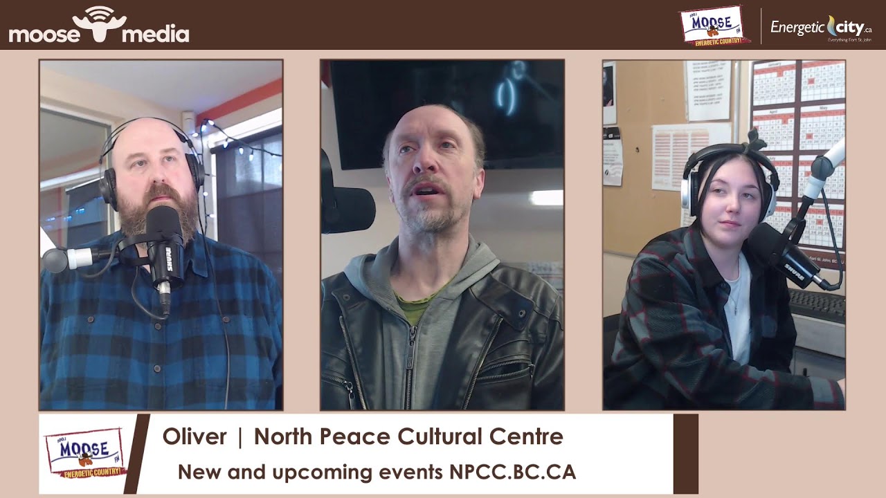 Oliver with the North Peace Cultural Centre