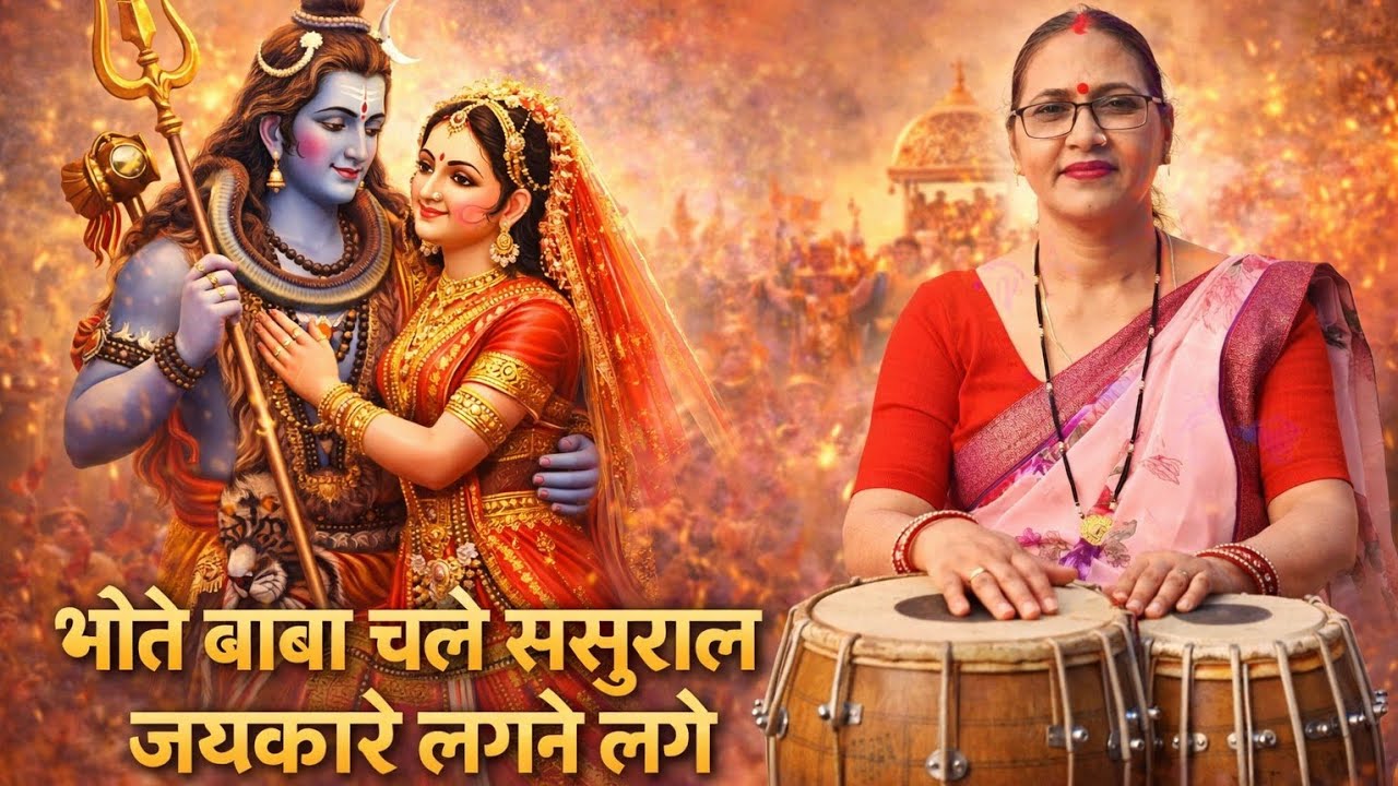 भोले बाबा चले ससुराल 🔱 | जयकारे लगने लगे | सुंदर शिव विवाह भजन | गीता पटेल