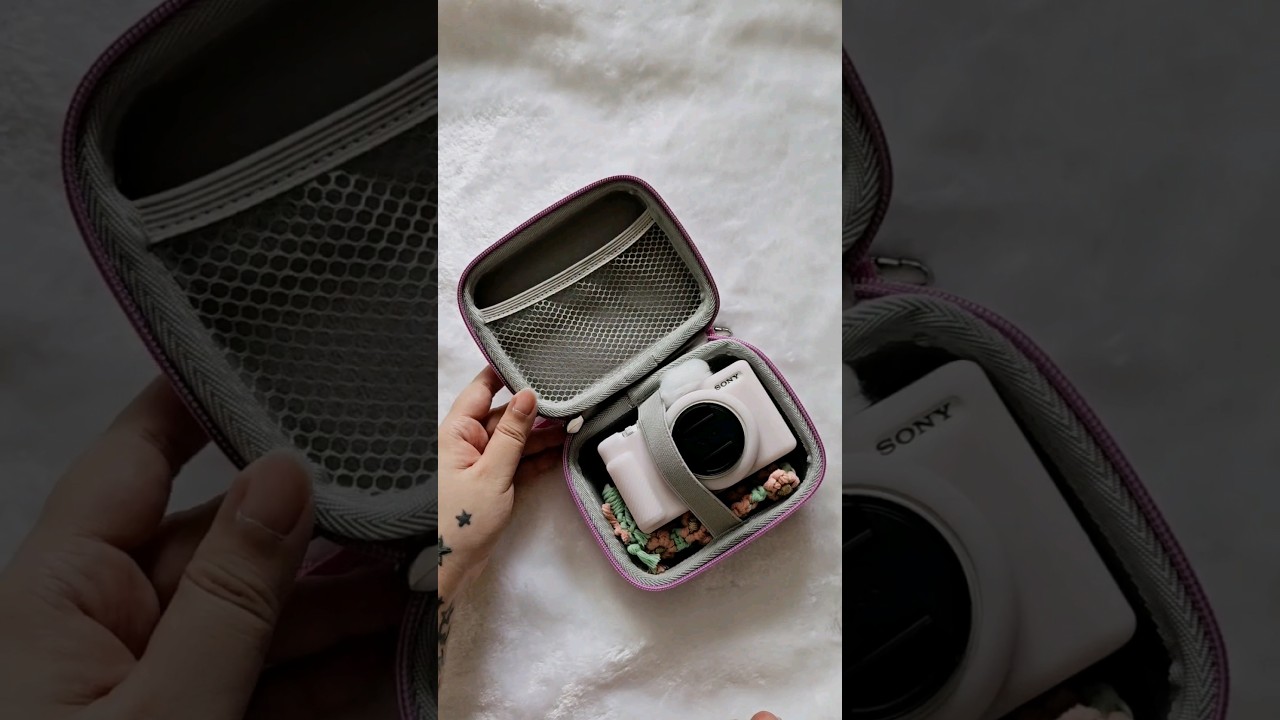 Sony ZV-1F Cute accessories  📷🌸 #Sony #camera #zv1f #cute #unboxing #aesthetic