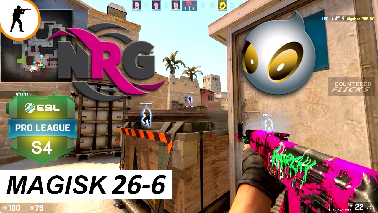 Magiskb0Y POV 26-6 vs. NRG (ESL Pro League Season 4 Finals)
