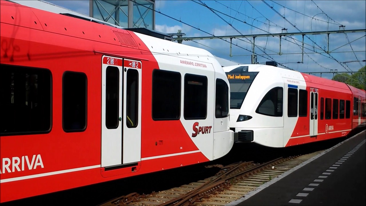 Treinen op station Zutphen