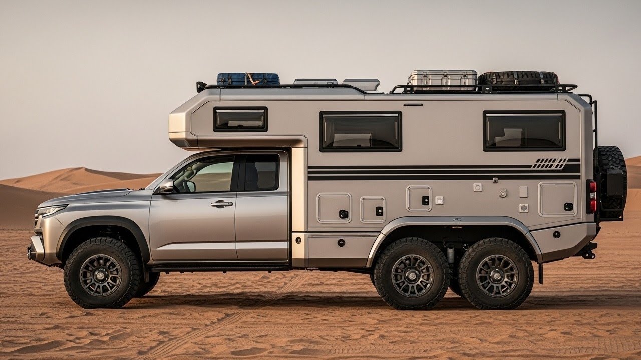 $750,000 Toyota Storm Titan 6x6 Camper – The Most Extreme Luxury Expedition Vehicle!