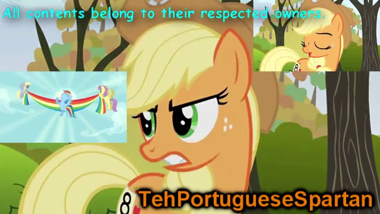 [Sparta Extended Mix] AppleJack: Rainbow Dash just tripped me!