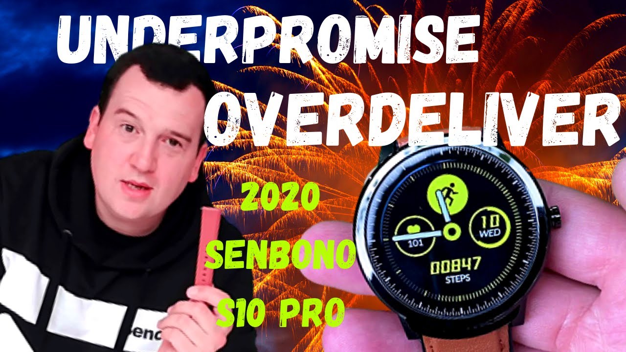 2020 SENBONO S10 Pro Multi Function Fitness Watch | Unboxing & Review | First Impressions | Walkthru