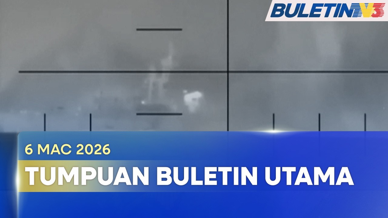 TUMPUAN BULETIN UTAMA | Perang Asia Barat: AS Bedil Kapal Iran, Hampir 90 Kelasi Maut