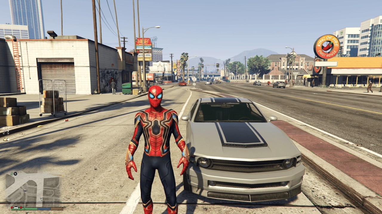 GTA 5 LIVE GAMEPLAY SPIDERMAN NE SUPER CAR CHALAI