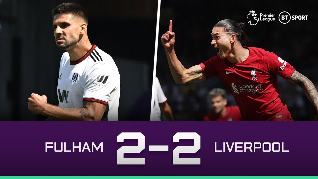 Fulham v Liverpool (2-2) | Mitrović Stars As New Boys Fulham Shock Reds | Premier League Highlights