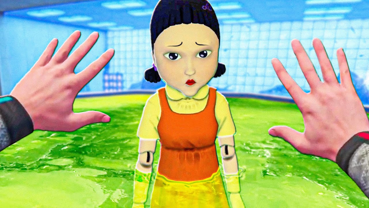 Joguei a Boneca do SQUID GAME no ACIDO no Bonelab VR Mods