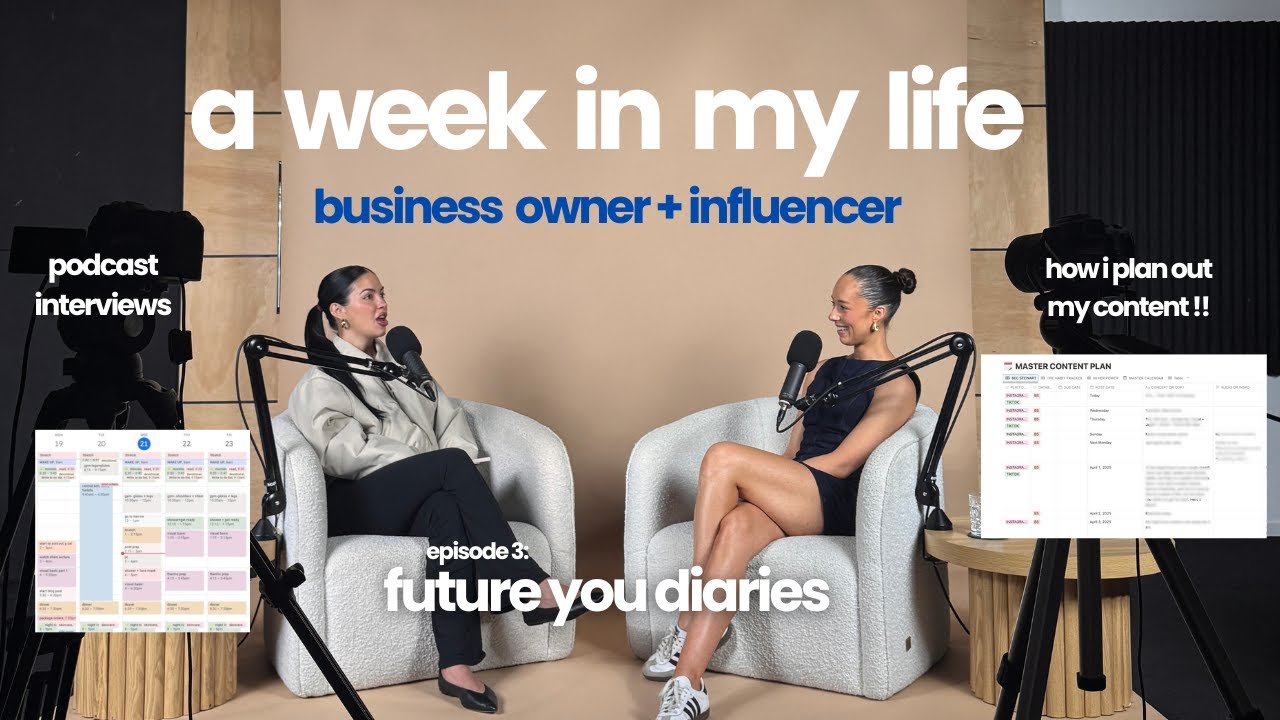 building my DREAM business | BTS content, podcasts, MY BRANDS | Future You Diaries, ep 3
